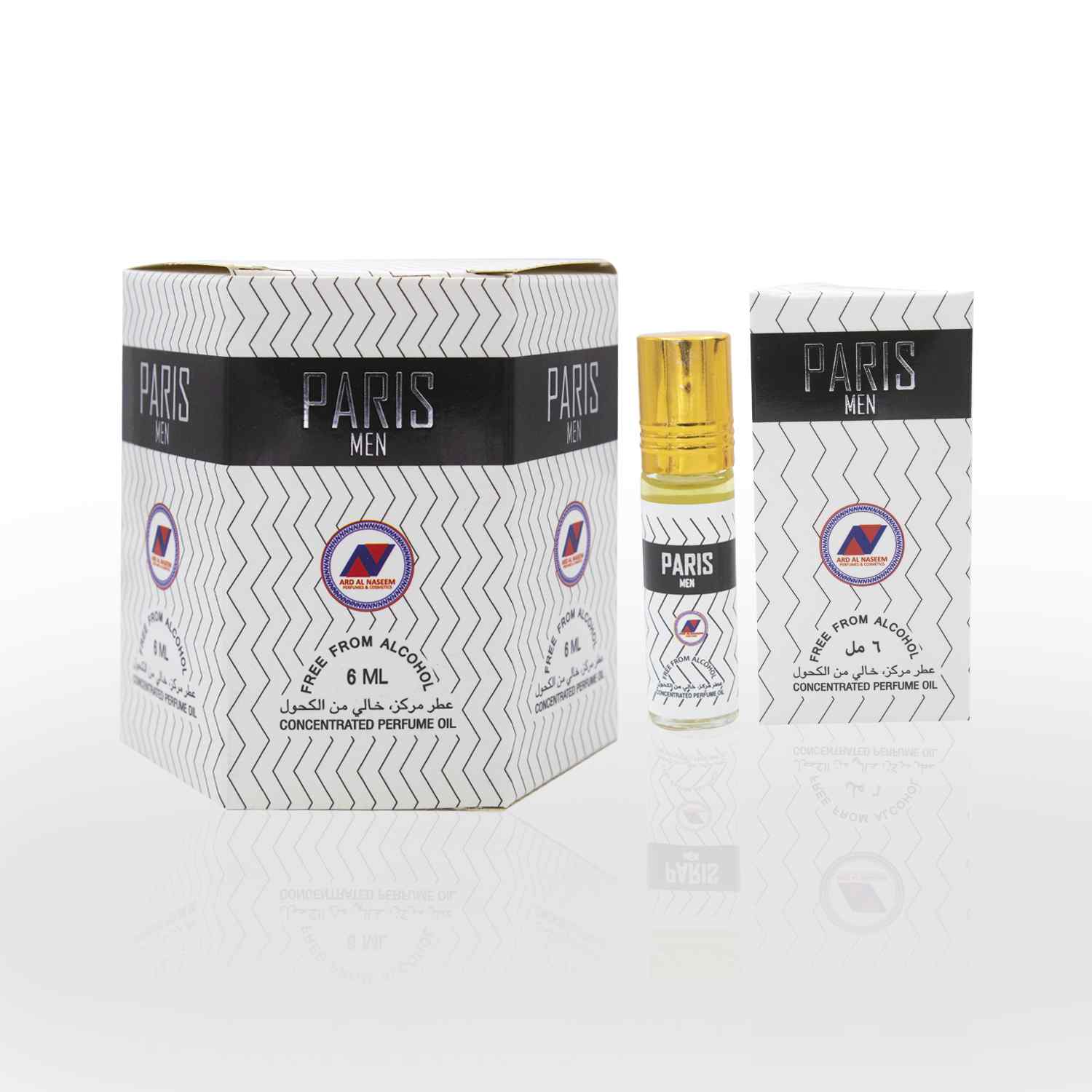 Paris Men 6ml Attar is a concentered perfume oil, free from Alcohol. It is a product of ARD perfumes. Made in UAE