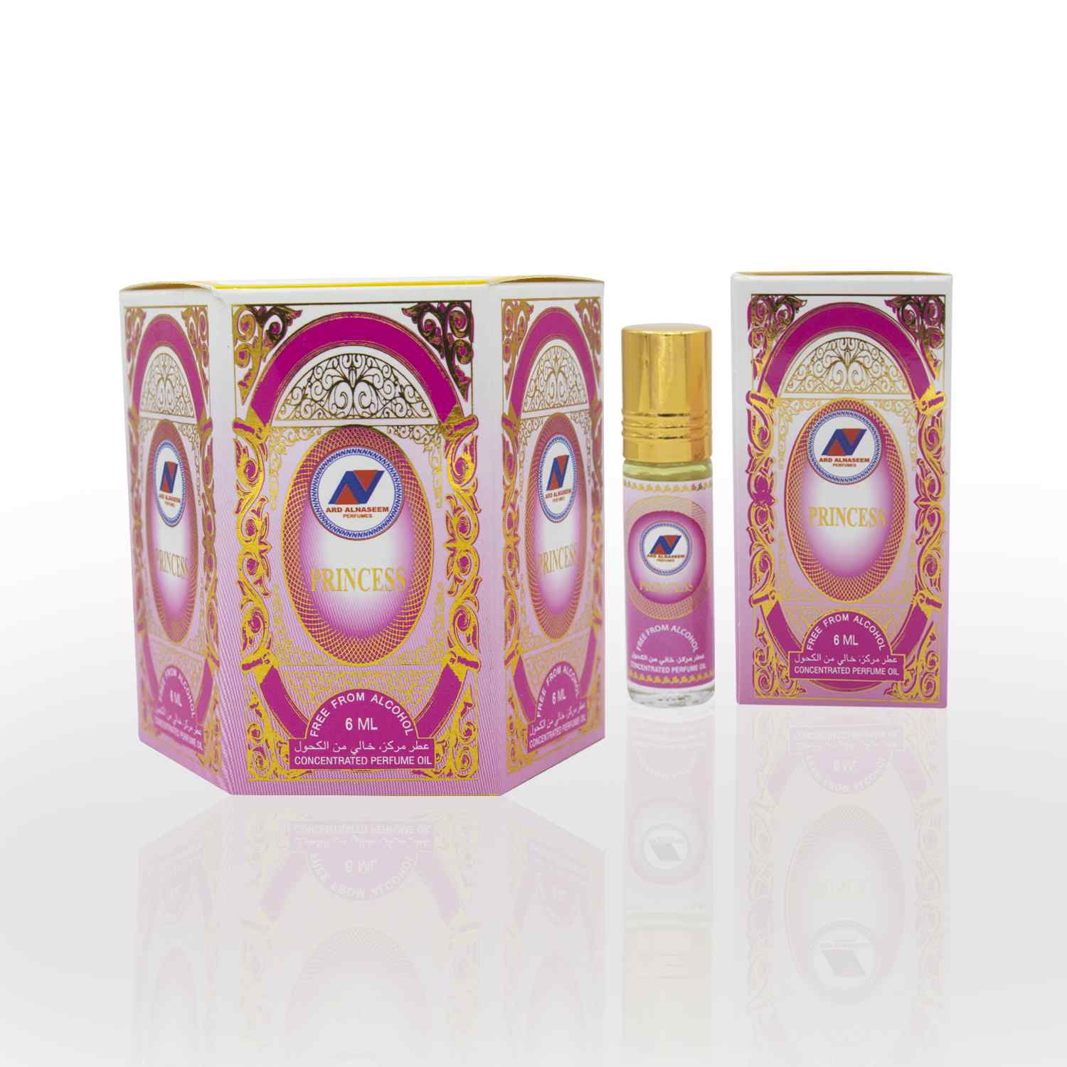 Princess 6ml Attar is a concentered perfume oil, free from Alcohol. It is a product of ARD perfumes. Made in UAE