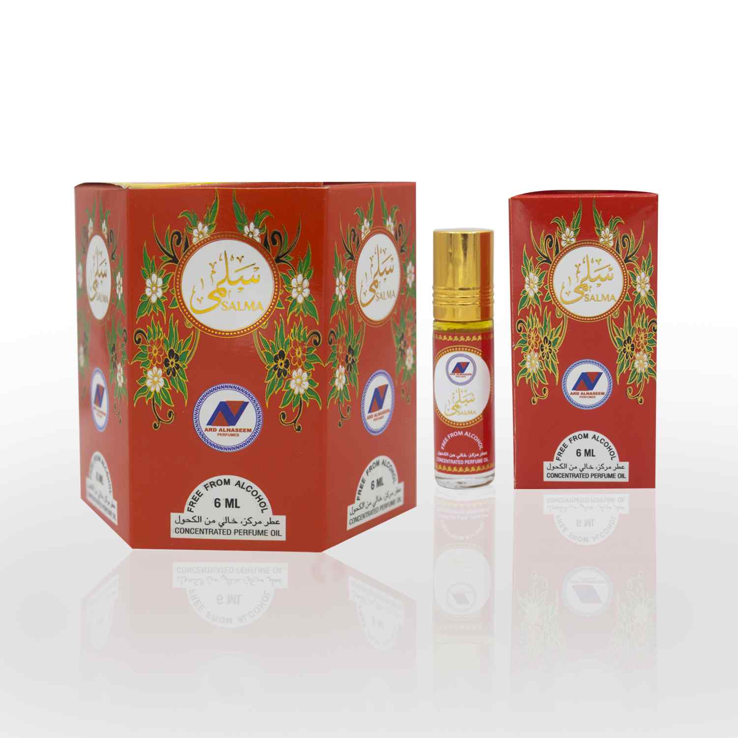 Salma 6ml Attar is a concentered perfume oil, free from Alcohol. It is a product of ARD perfumes. Made in UAE