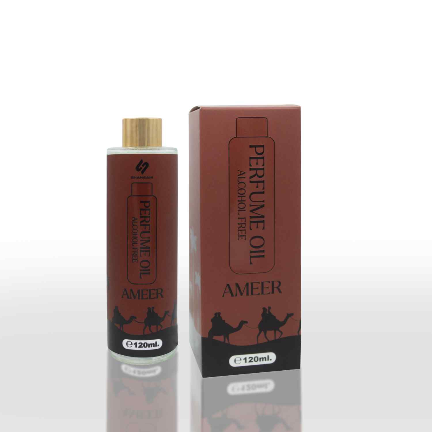 Ameer 120ml of Shangani which is Alcohol free perfume oil