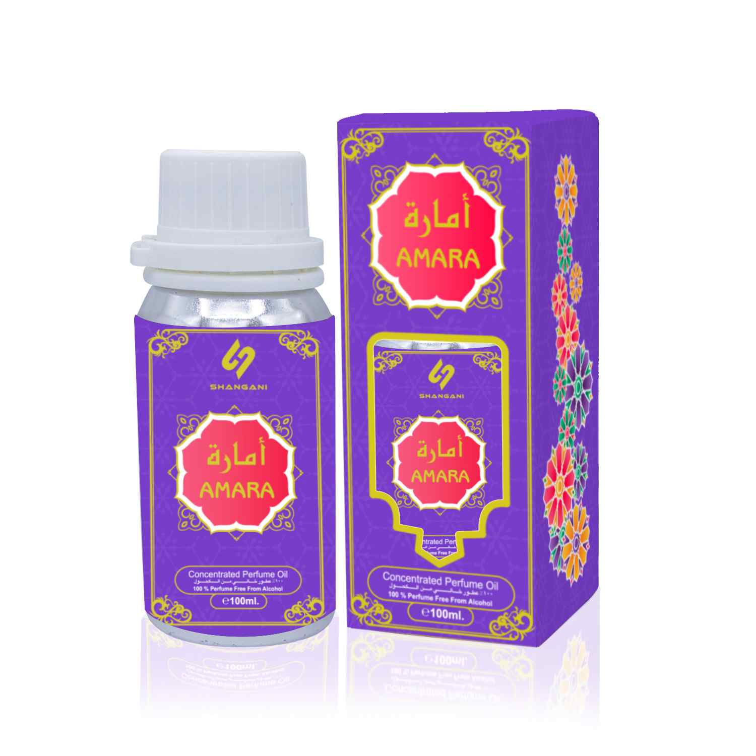 Amara 100ml concentrated perfume oil of SHANGANI perfumes