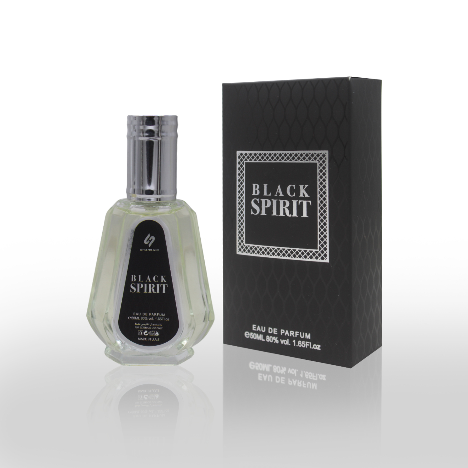 Black Spirit 50ml is a perfume spray product of Shangani brand