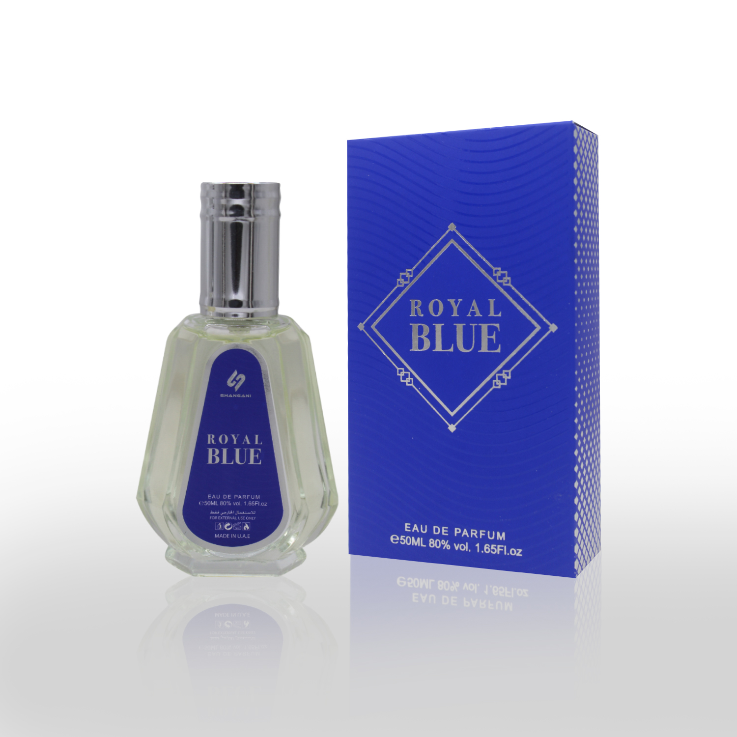 Royal Blue 50ml is a perfume spray product of Shangani brand