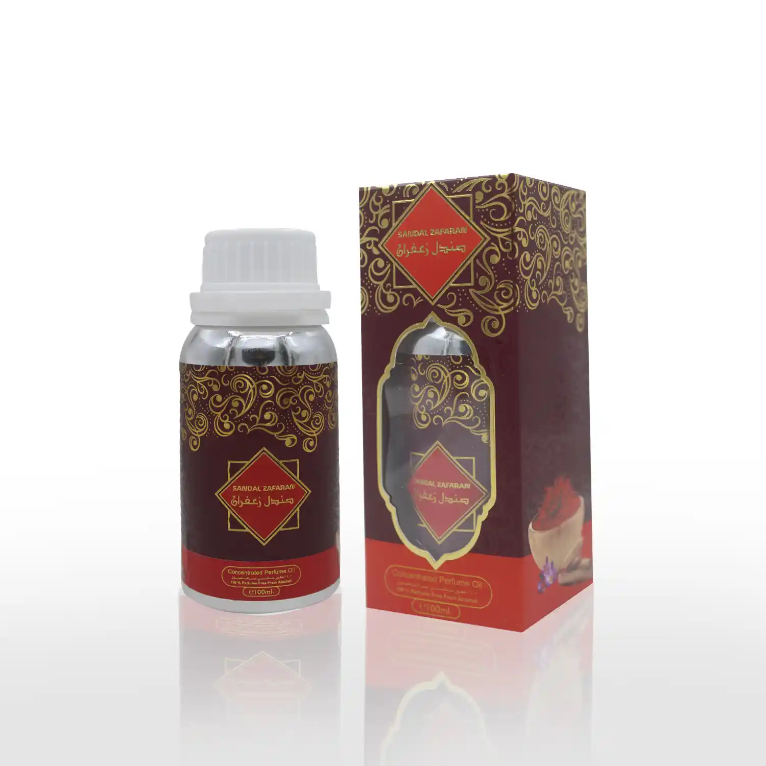 Sandal Zafaran 100ml – Contracted Perfume Oil is a product of ARD PERFUMES