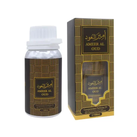 Ameer Al Oud 100ml Perfume Oil by Shangani is a luxurious fragrance that embodies sophistication and elegance.