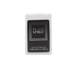 Black Spirit 20ml Perfume Spray by Shangani is a powerful and captivating fragrance housed in a convenient, portable bottle.