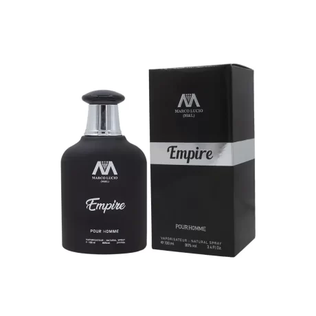 Empire by Marco Lucio is a striking and vibrant fragrance crafted for men who draw attention. It begins with a fresh and energizing burst of lively fruits.