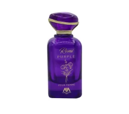 Remi Purple Perfume Spray for Women by Marco Lucio is a beautifully crafted fragrance that embodies the spirit of blooming flowers and classic femininity.