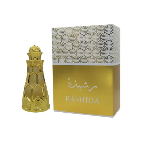 Rashida Attar by Ard Perfumes, a concentrated perfume oil that is alcohol-free, providing an authentic Arabic fragrance experience.