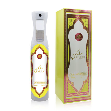 Mulki Air Freshener by Ard Perfumes presents a beautifully crafted Arabic-inspired scent that turns any environment into a luxurious and serene oasis.