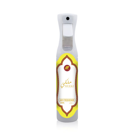 Mulki Air Freshener by Ard Perfumes presents a beautifully crafted Arabic-inspired scent that turns any environment into a luxurious and serene oasis.